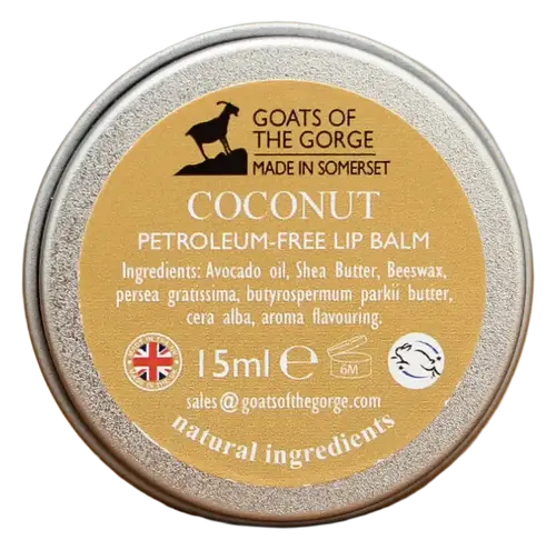 Goats of the Gorge Petroleum-Free Lip Balm Coconut