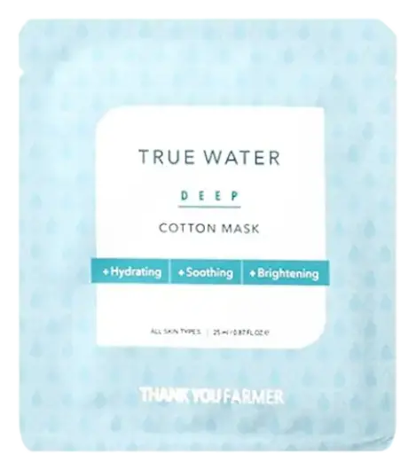 Thank You Farmer True Water Deep Cotton Mask