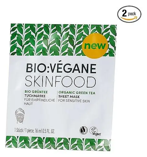 Bio:Vegane Organic Green Tea Sheet Mask
