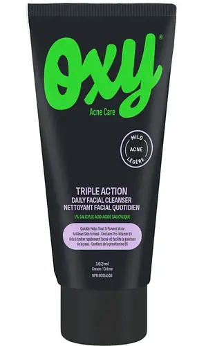 Oxy Triple Action Daily Facial Cleanser