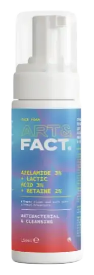 Art & Fact Azelamide 3% + Lactic Acid 3% + Betaine 2% Cleansing Face Wash