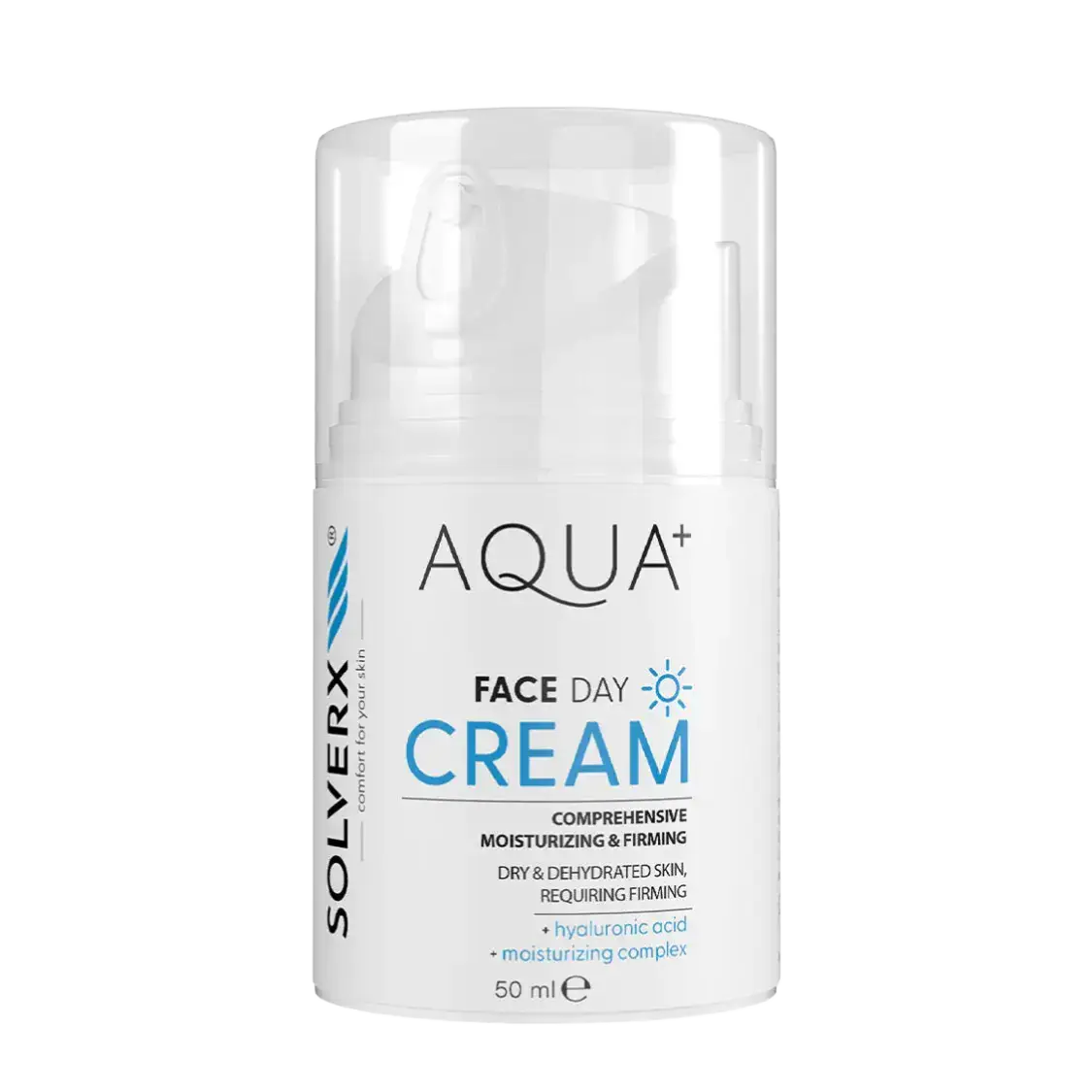 Solverx Aqua+ Face Day Cream