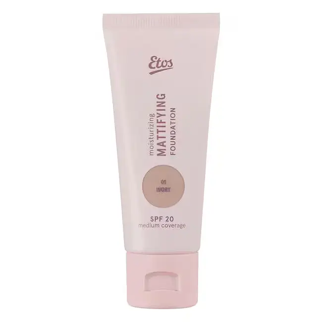 Etos Moisturizing Mattifying Foundation SPF 01 Ivory