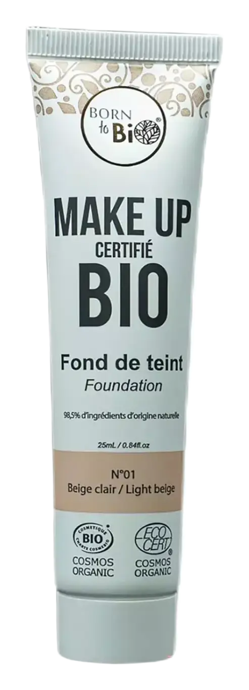Born To Bio Organic Foundation Light Beige