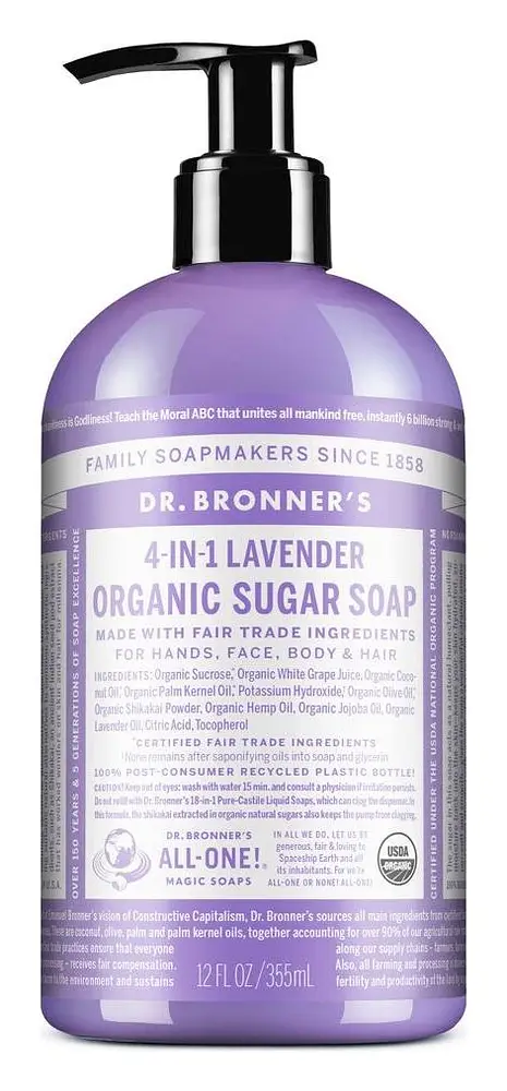 Dr. Bronner's Organic Sugar Soap Lavender