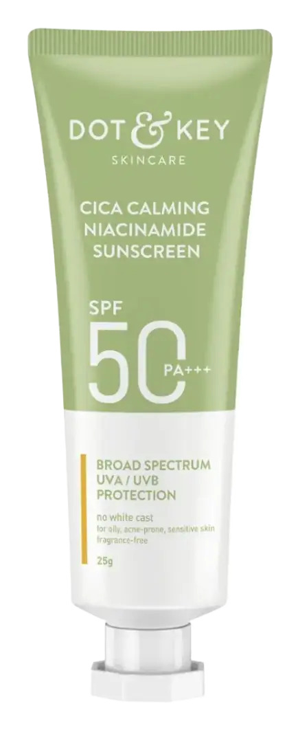 Dot & Key Skincare Cica Calming Niacinamide Sunscreen with SPF 50 PA+++