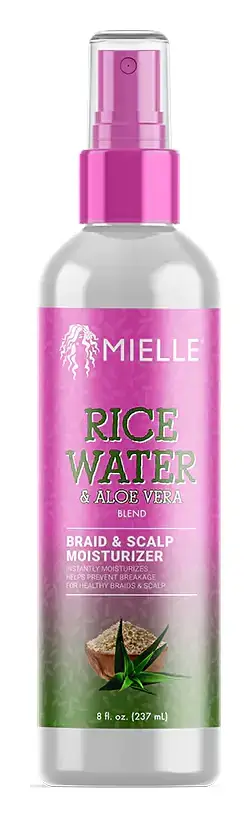 Mielle Organics Rice Water And Aloe Vera Braid And Scalp Moisturizer