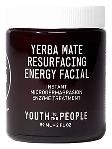 Youth To The People Yerba Mate Resurfacing + Exfoliating Energy Facial with Enzymes
