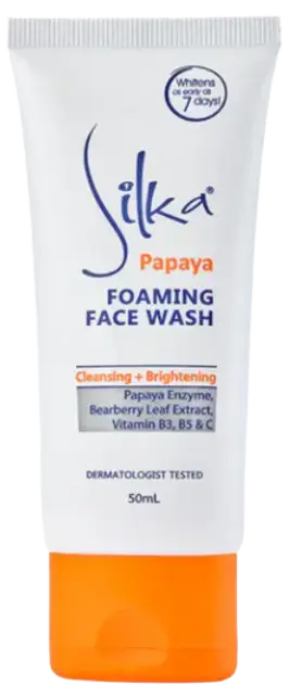 Silka Papaya Foaming Face Wash