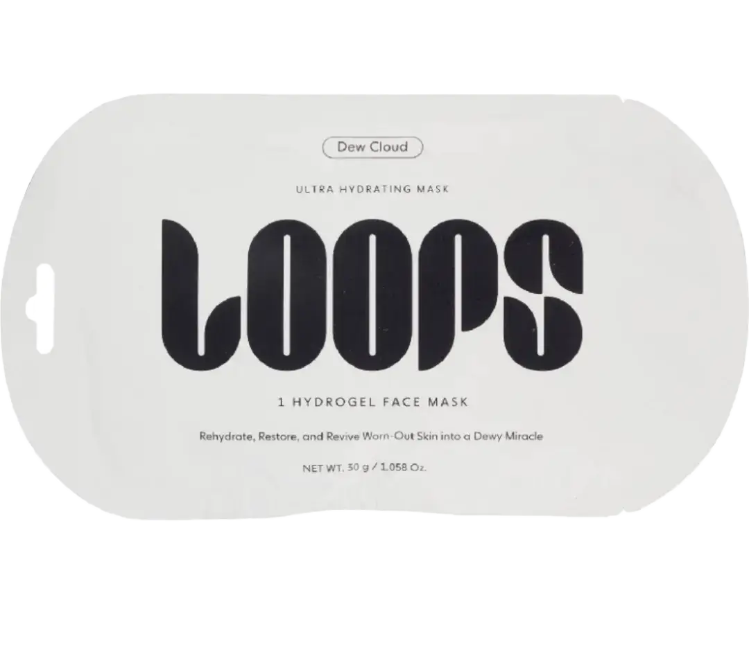 Loops Dew Cloud Ultra Hydrating Hydrogel Face Mask