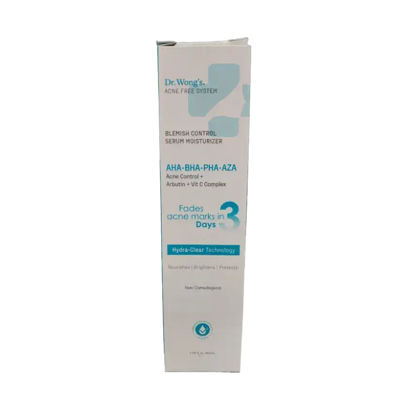 Dr. S. Wong Acne-Free System Blemish Control Serum Moisturizer