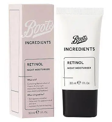 Boots Ingredients Retinol Night Moisturiser