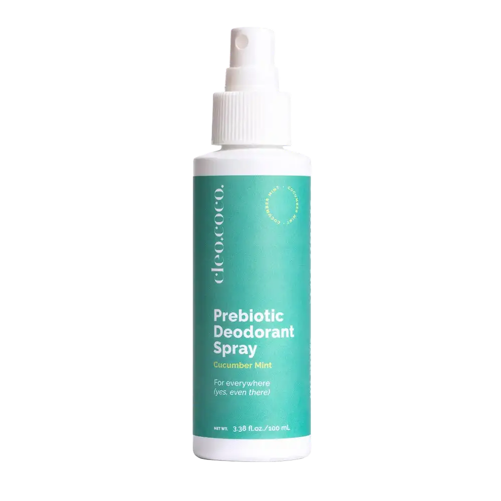 Cleo+Coco Prebiotic Deodorant Spray Cucumber Mint