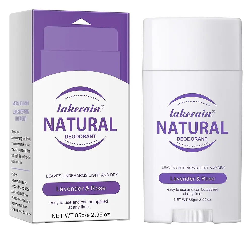Lakerain Natural Deodorant Lavender & Rose