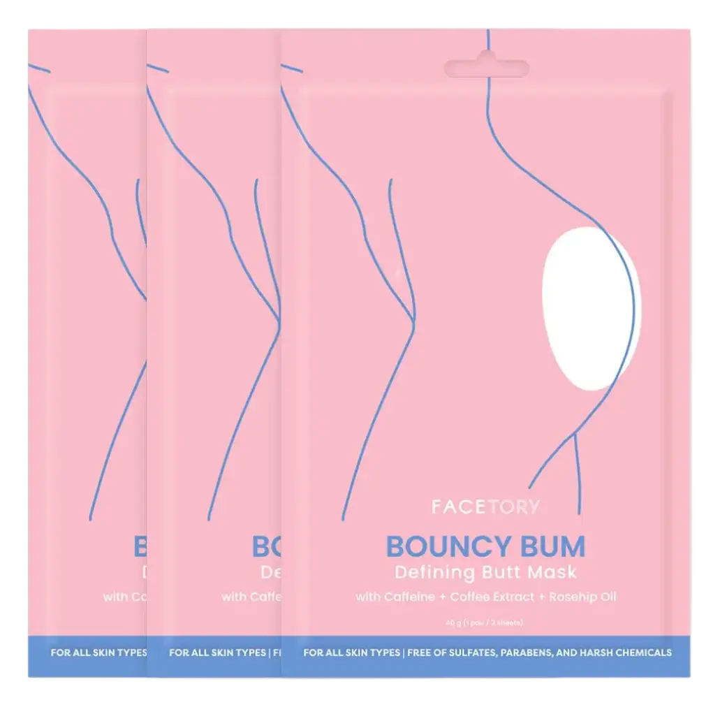 Facetory Bouncy Bum Defining Butt Mask- Caffeine and Rosehip Oil