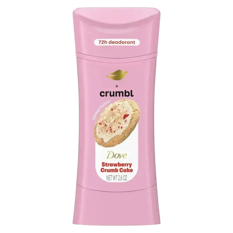 Dove Crumbl Deodorant Stick Strawberry Crumb Cake