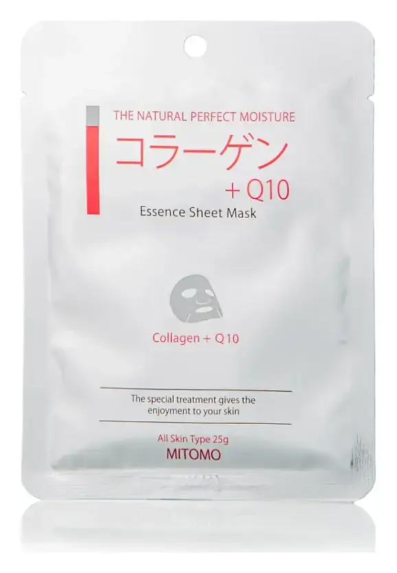 Mitomo Collagen + Q10 Essence Sheet Mask