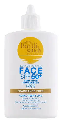 bondi sands SPF 50+ Fragrance Free Face Fluid