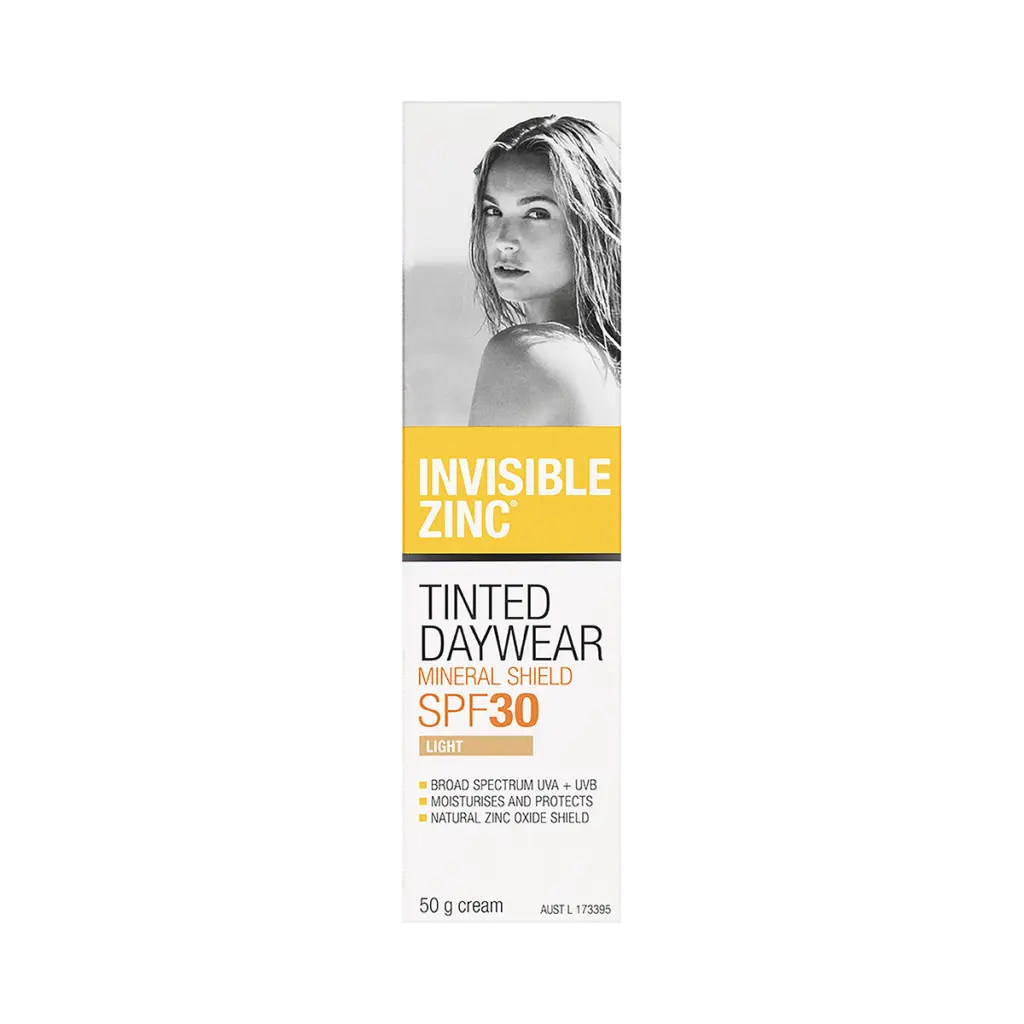 Invisible Zinc Tinted Daywear Mineral Shield SPF30 Light