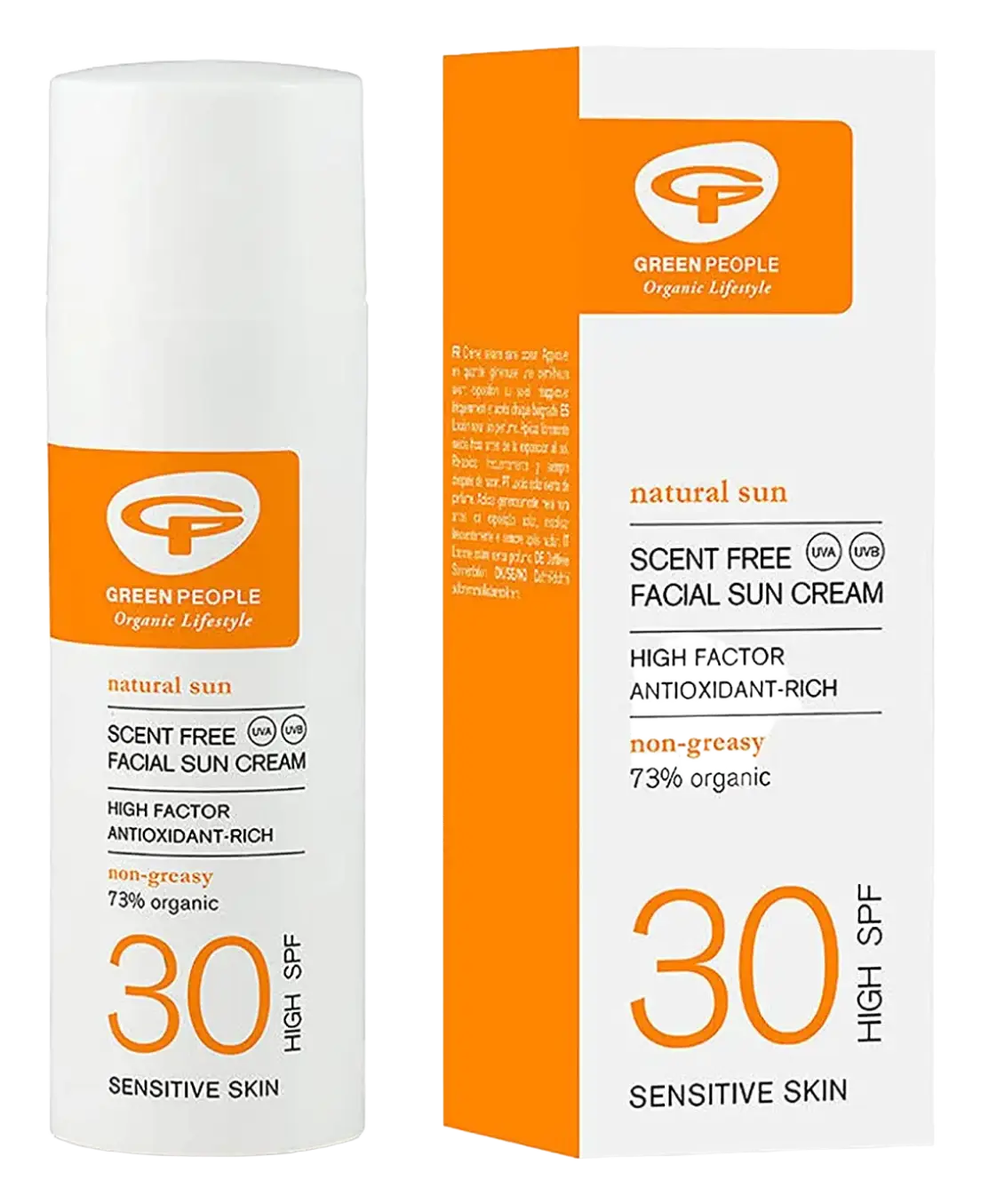 Green People Scent Free Facial Sun Cream - SPF30