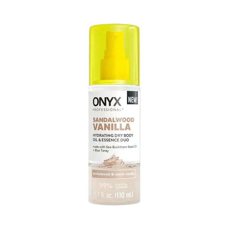 Onyx Professional Hydrating Dry Body Oil & Essence Duo Sandalwood Vanilla