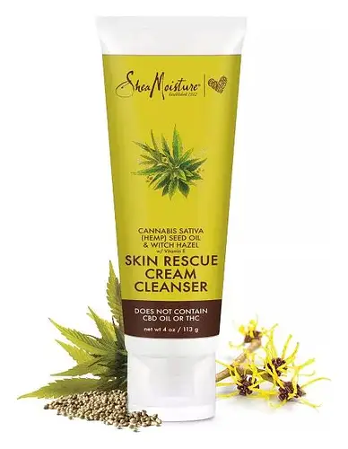 Shea Moisture Cannabis & Witch Hazel Skin Rescue Cream Cleanser