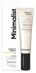 Minimalist Vitamin K + Retinal 01% Eye Cream