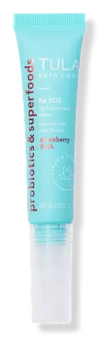 Tula Skincare Lip SOS Lip Treatment Balm Strawberry Flush
