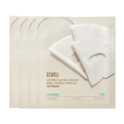 Acwell Licorice pH Balancing Real Toning Capsule Gel Mask