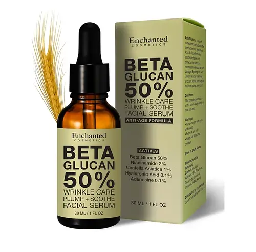 Enchanted Cosmetics Beta Glucan 50% Wrinkle Care Plump + Soothe Facial Serum