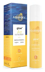 Aqualogica Glow+ Dewy Sunscreen with Papaya & Vitamin C  SPF 50 PA+++