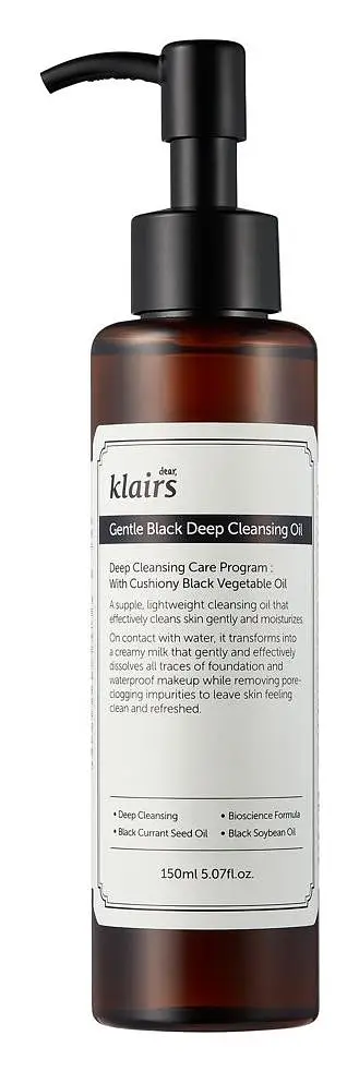 Dear, Klairs Gentle Black Deep Cleansing Oil