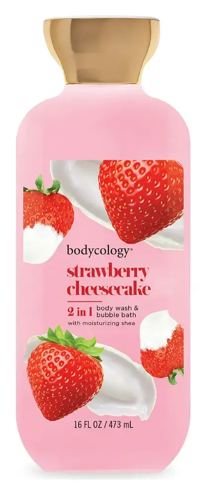 Bodycology 2 In 1 Body Wash & Bubble Bath Strawberry Cheesecake