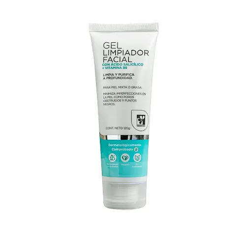Farmatodo Gel Limpiador Facial Con Ácido Salicílico + Vitamina B5