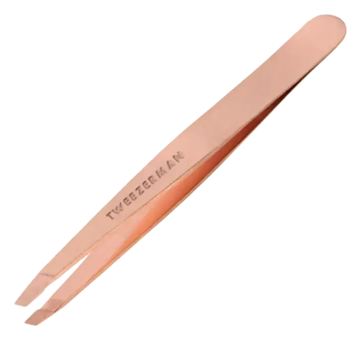 Tweezerman Stainless Steel Slant Tweezer Rose Gold
