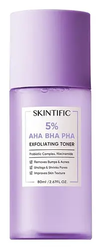 Skintific 5% AHA BHA PHA Exfoliating Toner