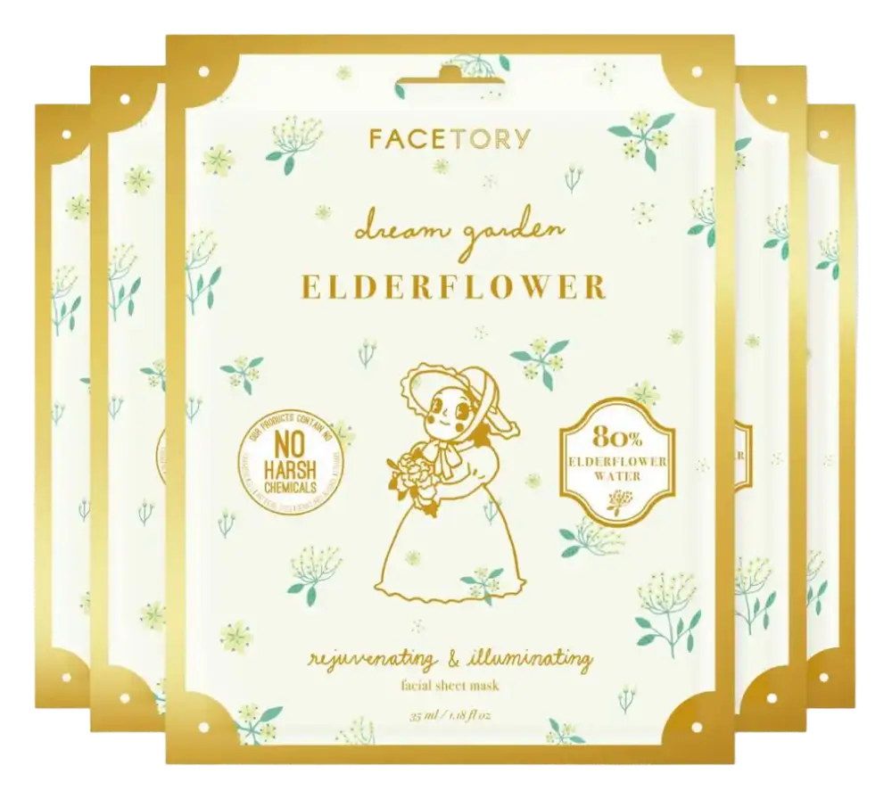 Facetory Dream Garden Elderflower Mask