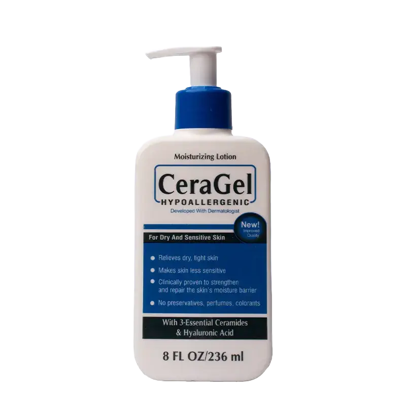 Crystolite Pharmaceuticals Ceragel Hypoallergenic Moisturizing Lotion
