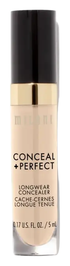 Milani Conceal + Perfect Longwear Concealer 110 Nude Ivory