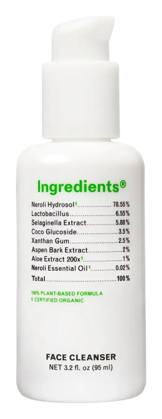 Ingredients Neroli Face Cleanser
