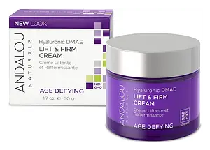Andalou Naturals Age Defying Hyaluronic DMAE Lift & Firm Cream