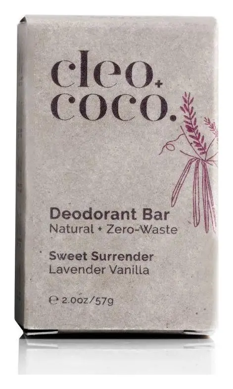Cleo+Coco Deodorant Bar Lavender Vanilla