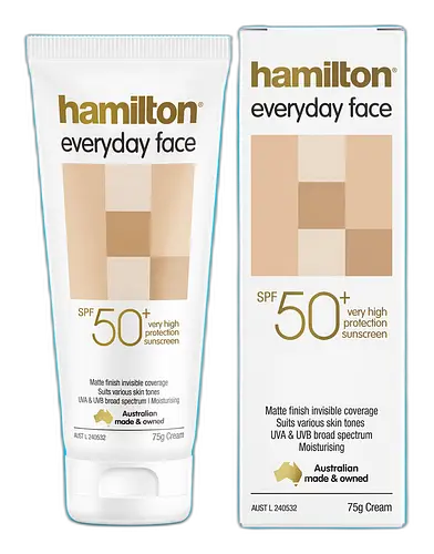 Hamilton SPF 50+ Everyday Face Cream