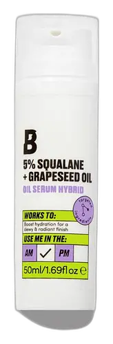 Beauty Bay 5% Squalane + Grapeseed Oil Serum Hybrid