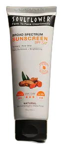 Soulflower Broad Spectrum Sunscreen SPF 50+