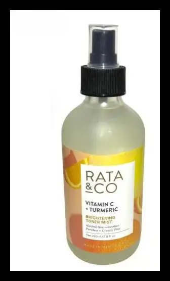 Rata & Co Vitamin C + Turmeric Brightening Toner Mist
