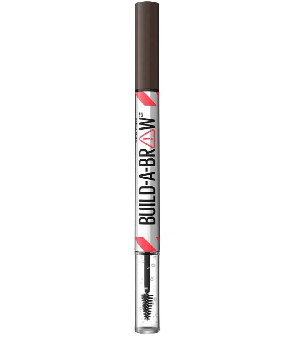 Maybelline Build-A-Brow 2-In-1 Brow Pen & Sealing Gel Deep Brown