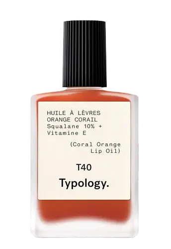 Typology T40 Tinted Lip Oil Coral Orange