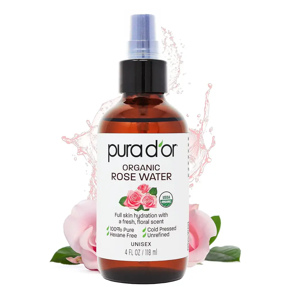 Pura D'or Organic Rose Water
