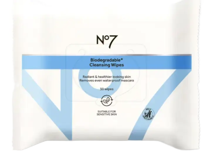 No7 Biodegradable Cleansing Wipes